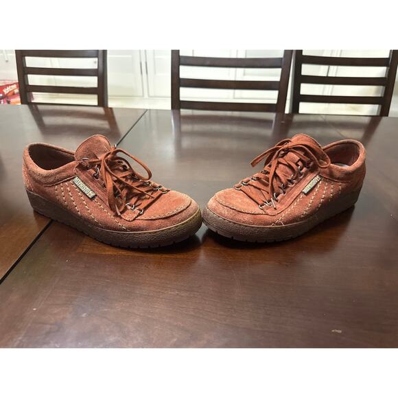 Mephisto Rainbow Originals Men Size 10 Brown Suede Leather Comfort Shoes France